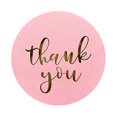 thumbnail image 3 of 500pcs 1Inch Thank You Stickers Seal Labels Gold Foil Paper Decoration Sticker For Handmade Wedding Gift Labels Stationery, 3 of 8