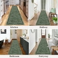 thumbnail image 6 of Non Slip Hallway Runner Rug 2x8 Washable Kitchen Rugs Boho Floor Rug with Rubber Backing Non Shedding Soft Carpet Runners for Bedroom Entryway Laundry Bathroom, 6 of 9