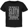 thumbnail image 1 of Halloween Human Sloth Costume Toddler T Shirt, 1 of 1