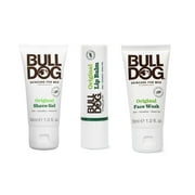 Bulldog Original Face Wash 1 oz and Shave Gel 1 oz and Lip Balm