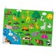thumbnail image 1 of Tablero de cuentos de fieltro para la enseñanza de habilidades motoras finas sensoriales, educativo e interactivo. zoo, 1 of 9