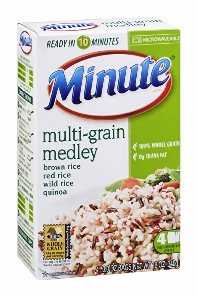 Minute Rice and Quinoa Pre-Portioned Bags 12 oz (Pack of 5)