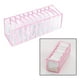 thumbnail image 5 of Organizador de cajones de malla para ropa interior, plegable, para armario, ropa interior, calcetines y sujetadores. Rosa 11 quejas, 5 of 7