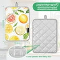 thumbnail image 6 of Yayeee Pot Holders Kitchen Heat Resistant with Pocket 7"x9.8" Cotton Oven Cooking Hot Pads, Candy Lemon, 6 of 7