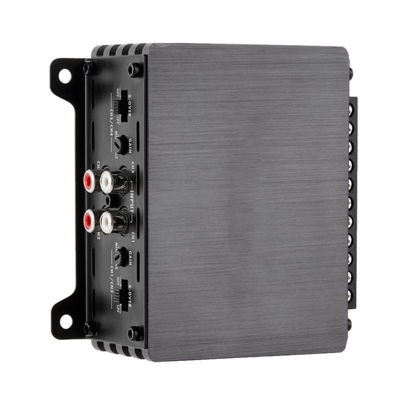 4 Channel Car Audio Amplifier 2 Ohm Stable Bridgeable Class D Full Range Amp 110W x 4 at 4 Ohm 160W x 4 at 2 Ohm Max Power for Car SUV Truck