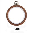thumbnail image 4 of 25 Uds Aros de Bordado CíRculo de Bordado de Madera Imitado CíRculo de de ExhibicióN Redondo para Manualidades de Costura y Colgar, 4 of 5