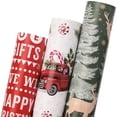 thumbnail image 1 of Papel de regalo Ribbli Christmas, 3 rollos, 43 x 305 cm, 1 of 5