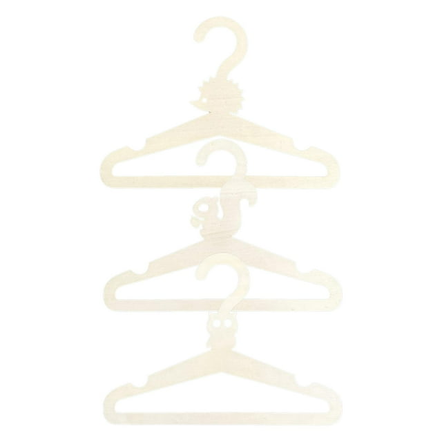 Perchas de madera para Perchas para para armario, percha para camisa de lavandería para recién nacidos Ropa para SM SunniMix Perchas para niños