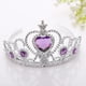 thumbnail image 2 of Tocado de princesa con corona para niños, accesorios para el cabello, diadema de plástico, varita mágica, joyería binaria, 2 of 6