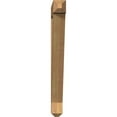 thumbnail image 2 of Ekena Millwork 3 1/2"W x 26"D x 34"H Traditional Craftsman Smooth Bracket, Western Red Cedar, 2 of 4