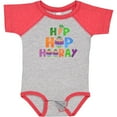 thumbnail image 3 of Inktastic Easter Hip Hop Hooray with Eggs and Carrot Boys or Girls Baby Bodysuit, 3 of 5