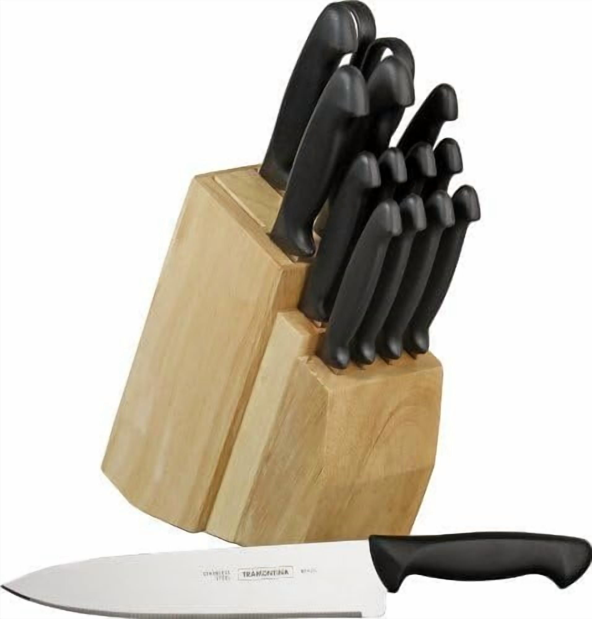 Tramontina Diamant 15-Piece Block Knife Set