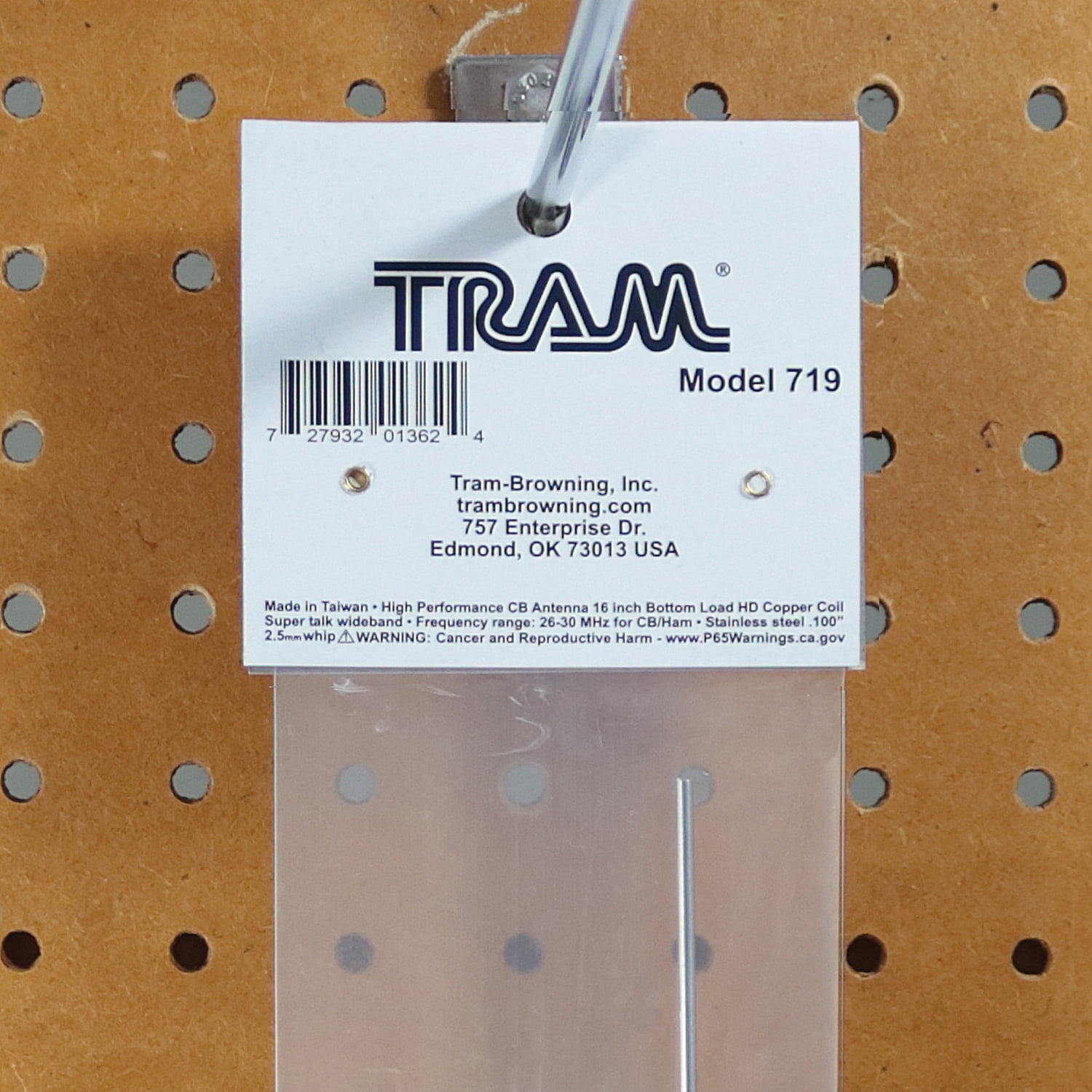 Tram High-Power 3,000-Watt CB Antenna with 16" Bottom Load Heavy-Duty Copper Coil