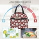 thumbnail image 4 of Fotbe Cute Baseball Bolsa de Almuerzo con Estampado, Lonchera Aislada, Contenedores de Comida Reutilizables Tipo Cooler a Prueba de Fugas, 4 of 7