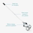 thumbnail image 4 of Navaris 2x Zinc Plated Paint Mixer for Drill - Heavy Duty Plaster and Paint Mixing Paddle for Standard Drills - Painting Plastering Mixer Stirrer Tool, 4 of 6
