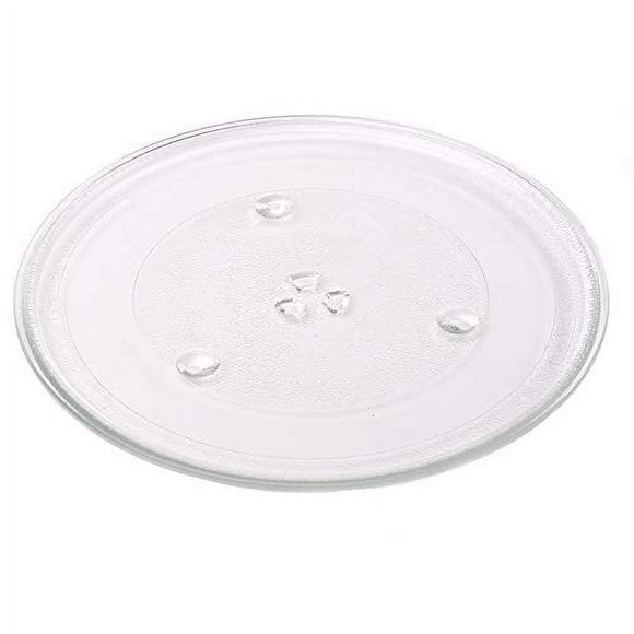 The 11.25?? Microwave Glass Tray Compatible with Samsung, GE and Kenmore - Exact Replacement Part of WB49X10097/ DE63-00536A / ME 16H702SES/ MCD991AB - Dishwasher Safe