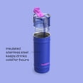 thumbnail image 6 of Bubba Water Bottle, 18 Oz, Stainless Steel, Vacuum Insulated Leakproof, DualSip 2-Way Lid, Ocean Energy, 6 of 9