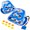 Blue Versus, variant on GoSports Splash Skip Versus Floating Pool Cornhole Game - Stone Skipping Swimming Pool Game for Adults & Family - Water Cornhole Game for Pools & Lake