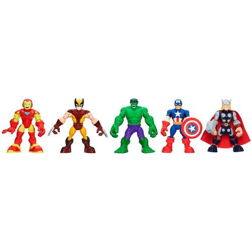 marvel playskool heroes 5 pack