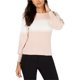 thumbnail image 1 of Suéter de Intarsia Vince Camuto Rosa Grande Pull-over, 1 of 1