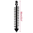 thumbnail image 3 of TIMIFIS Snow Gauge Snow Ruler Snowflake Rulermanual Metal Snowflake Ruler Size Christmas Rain Gauge Outdoor Decoration Gift Garden Decor, 3 of 6