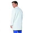 thumbnail image 3 of Landau Scrub Zone Unisex Relaxed Fit 3-Pocket 3-Button Mid-Length Lab Coat 86002, 3 of 5