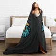thumbnail image 5 of Coastal Carolina University Fleece Blanket, Very Soft Microfiber Flannel Blanket for Couch Warm and Cozy for All Seasons, 5 of 6