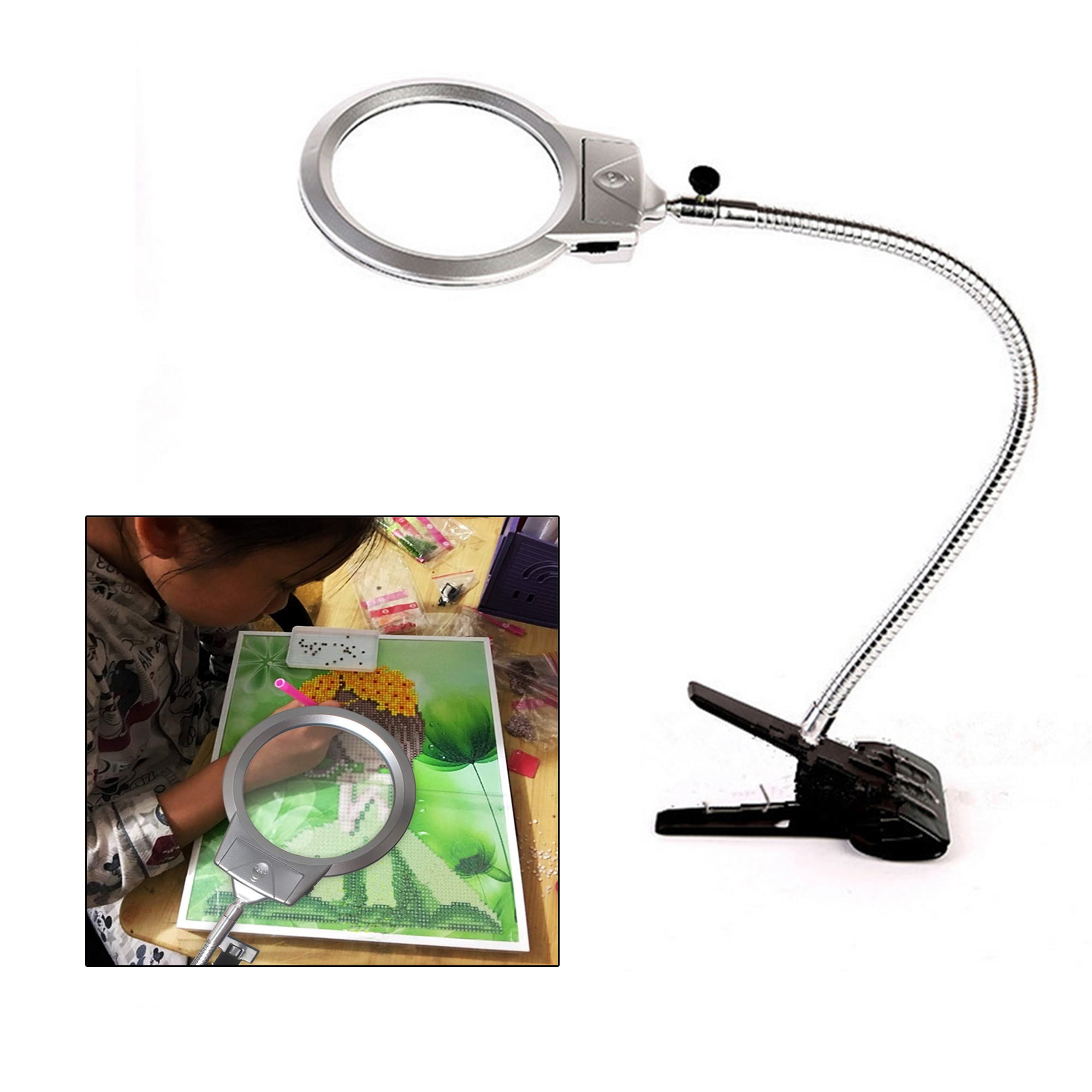 Ideal for all Hobbies Sewing Handy Pocket Sized Light/Magnifier Crafts etc 