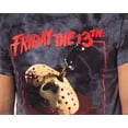 thumbnail image 3 of Friday the 13th Men's The Final Chapter Tie-Dye Graphic Print Adult Horror T-Shirt, 3 of 7