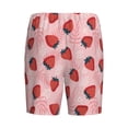 thumbnail image 4 of Yiaed Strawberries for Men's Soft Sleep Pajama Short Lounging Pajama Shorts-Medium, 4 of 8