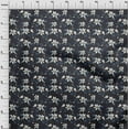 thumbnail image 4 of oneOone Rayon Blue Fabric Floral Quilting Supplies Print Sewing Fabric By The Yard 56 Inch Wide, 4 of 5
