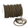 thumbnail image 2 of Craft Chain, Fine Lanyard Accessories Iron Chain 10 Meters Simple  For Christmas 075  Color,554 Bronze, 2 of 8