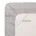 thumbnail image 3 of Supreme 5 Piece Bed-In-A-Bag All Season Solid Comforter & Sheet Set, Twin, Silver, 3 of 5