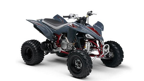 Yamaha Raptor YFM 660R 1:12 ATV Quad White Red Toy Model by New Ray 42923 