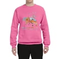 thumbnail image 2 of Wild Bobby, And Into The Forest I Go To Lose My Mind, Animal Lover, Unisex Crewneck Graphic Sweatshirt, Neon Pink, X-Large, 2 of 4
