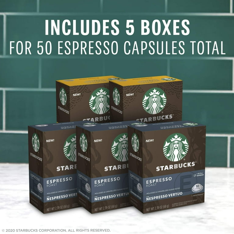 Starbucks by Nespresso Espresso, Blonde Roast (60 Ct.)