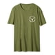thumbnail image 3 of Gibobby Tirantes Para&nbsp;Camisa Blusas de gasa con cuello en V sueltas causales de manga 3/4 para mujer（Verdinegro， XXL), 3 of 4
