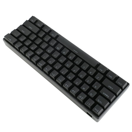 Keyboard K101 61 Keys Wired Keyboard RGB Light Effect Computer Mechanical Keyboard For PC Black