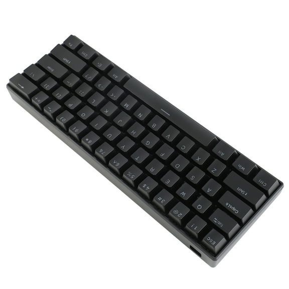 Keyboard K101 61 Keys Wired Keyboard RGB Light Effect Computer Mechanical Keyboard For PC Black