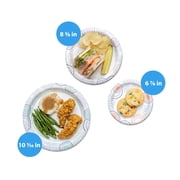 Great Value Disposable Paper Plates, 10, 150 Count