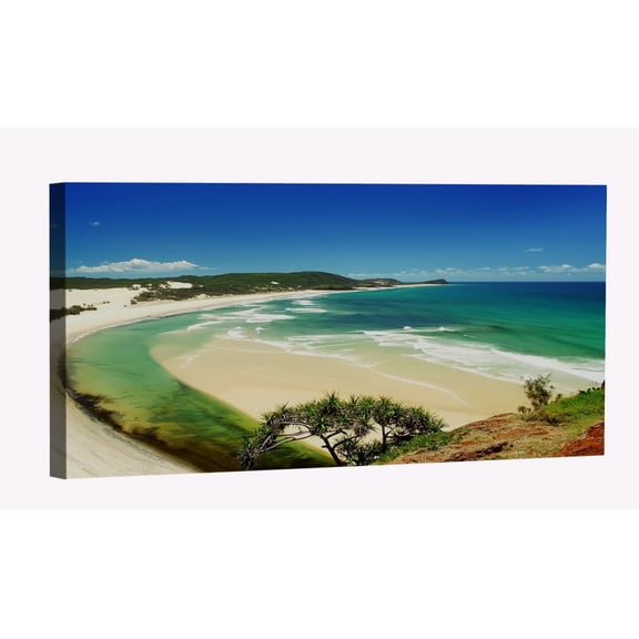 Indian Beach Canvas Art Beach Sunset Picture Wall Art Beach Landscape Framed Painting Wall Decor For Home Office Bedroom Reeady to Hang