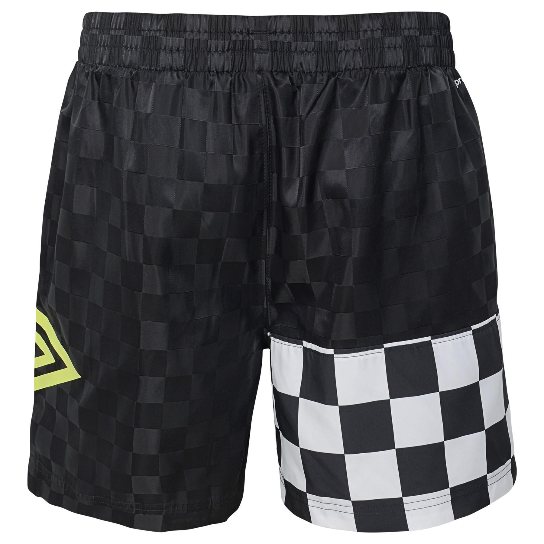 Kendis Soccer Short,Generic Youth Small Checkerboard Short Black 