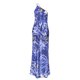 thumbnail image 5 of Vestido largo sin mangas de verano para mujer de VISgogo, vestido de chifón con hombros descubiertos oblicuo estampado a la moda, vestido de vacaciones de playa con abertura alta VISgogo moda, 5 of 9