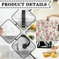 thumbnail image 7 of ZIATUBLES Kitchen Stand Mixer Dust Cover Multi-Functional Mixer Cover with Front Pockets and Adjusting Drawstring Washable Reusable Kitchen Mixer Accessories, Hummingbird Peach Blossom, 7 of 7