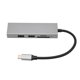 thumbnail image 3 of 5 En 1 USB C Hub 5Gbps Transferencia De Datos USB C Hub Adaptador Multipuerto Plata Para Impresora, 3 of 8