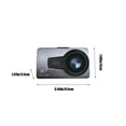 thumbnail image 3 of Danhjin Driving Recorder 3-Inch High-Definition Driving Recorder One Recording With Reverses Camera In Car Mobile Detection Sensing Dvr Camera Monitoring No Wifi, 3 of 8