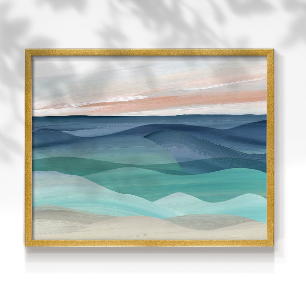 Shifting Seas by Carol Robinson - Restickable Framed Giclée Print