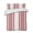Red, White, variant on Quilts King Size, Pink Striped Soft Comforter Bedding Set for Bed, Farmhouse Thin Vertical Stripes Modern Lightweight Quilted Bedspread with Pillow Cover(2 Pieces) for All Season, 96x106 Inch