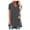 XQNR1-Black, variant on Tops Tunics for Women to Wear with Leggings V Neck T Shirts Short Sleeve Raglan Loose Fit Summer Tops Dressy Casual Basic Tees