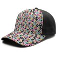 thumbnail image 2 of Leopard Print Baseball Cap Adjustable Size – Stylish Spliced Design Trucker Hat, Dad Hat with Full Print Front & Brim, Breathable Cotton Blend Snapback for Sports, Travel & Daily Wear, 2 of 3